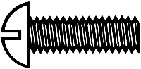 Heavy-Duty Brass Machine Screws - 1/2 x .047 (Pack of 10)